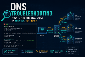 Read more about the article DNS Troubleshooting: How to Find the Real Cause in Minutes, Not Hours