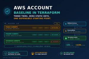 Read more about the article A Secure-by-Default AWS Account Baseline in Terraform