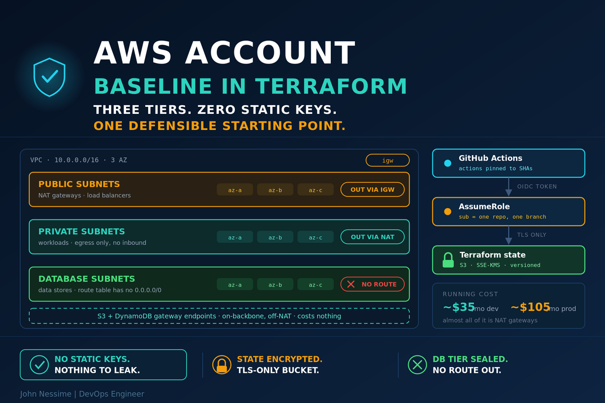 You are currently viewing A Secure-by-Default AWS Account Baseline in Terraform