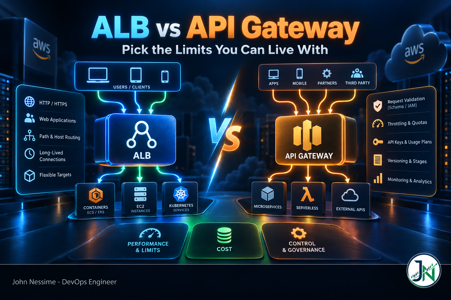 Read more about the article ALB vs API Gateway: Pick the Limits You Can Live With