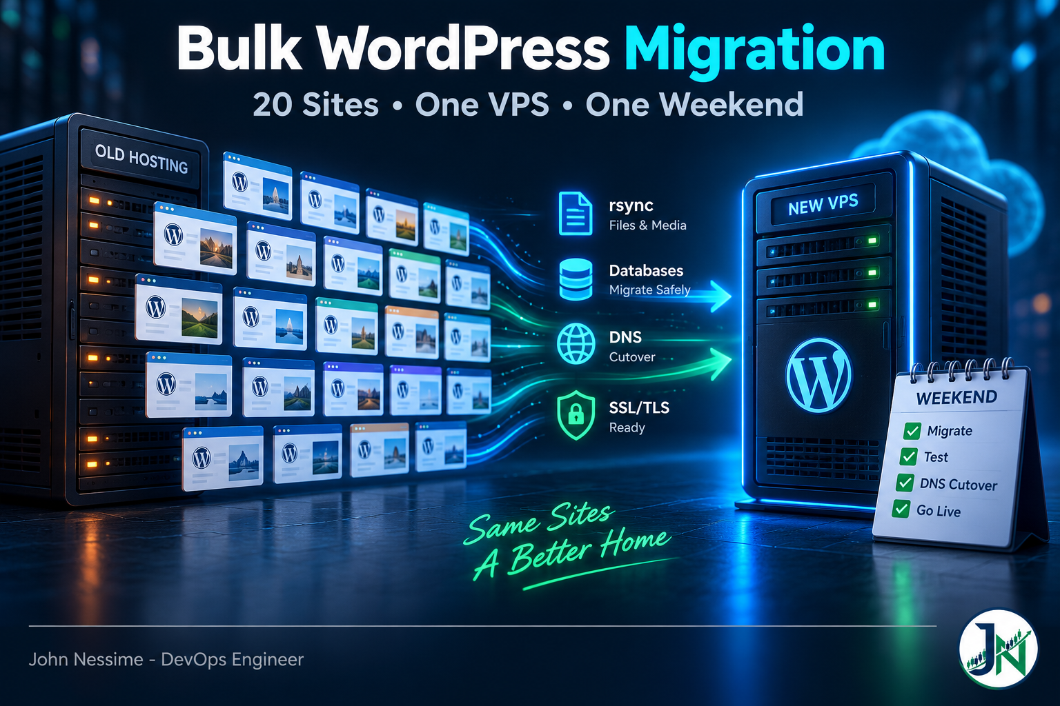 Read more about the article Bulk WordPress Migration: Moving 20 Sites to a New VPS in One Weekend