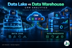 Read more about the article Data Lake vs Data Warehouse for CRM Analytics: Volume Is the Wrong Question