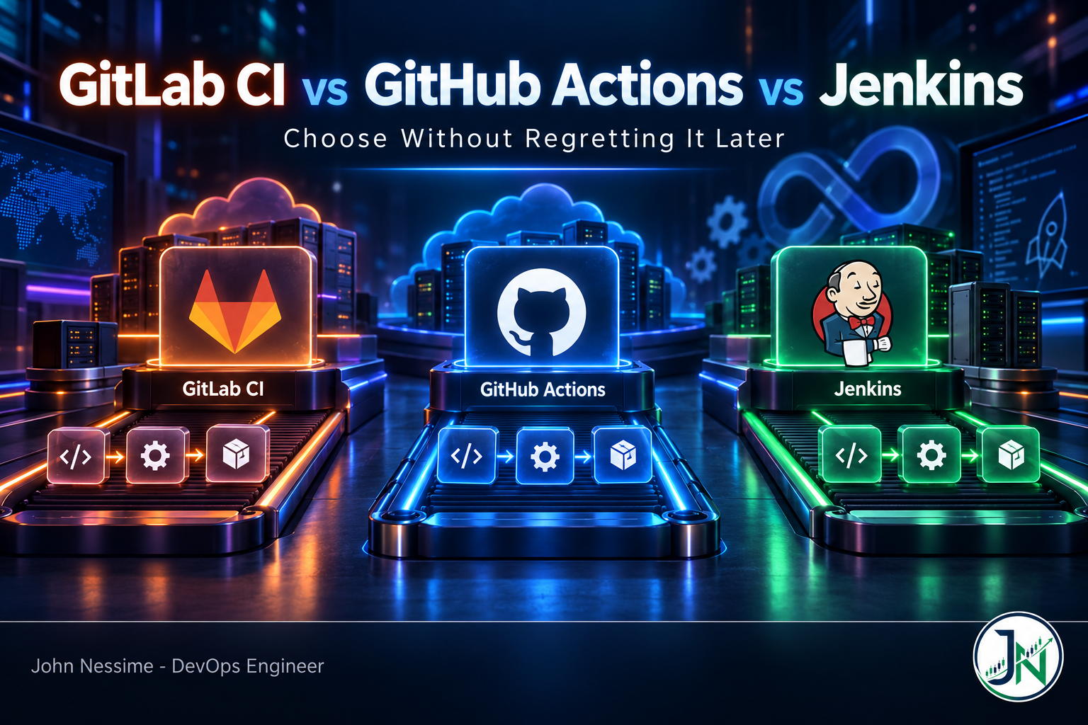Read more about the article GitLab CI vs GitHub Actions vs Jenkins: Choosing Without Regretting It Later