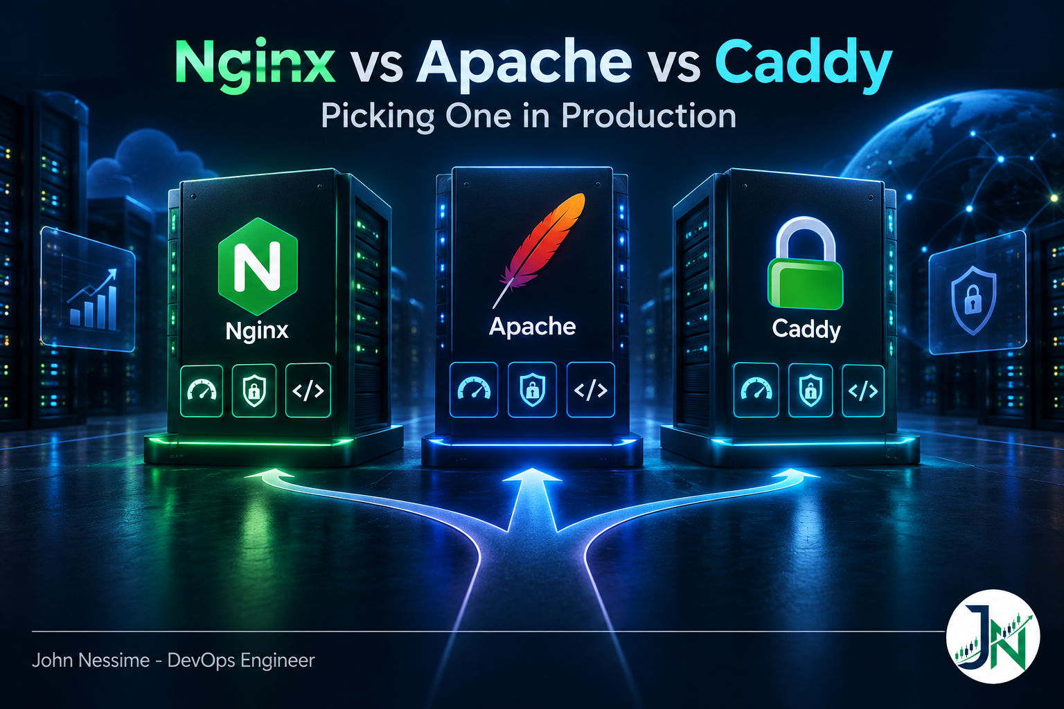Read more about the article Nginx vs Apache vs Caddy: What Actually Decides It in Real Projects
