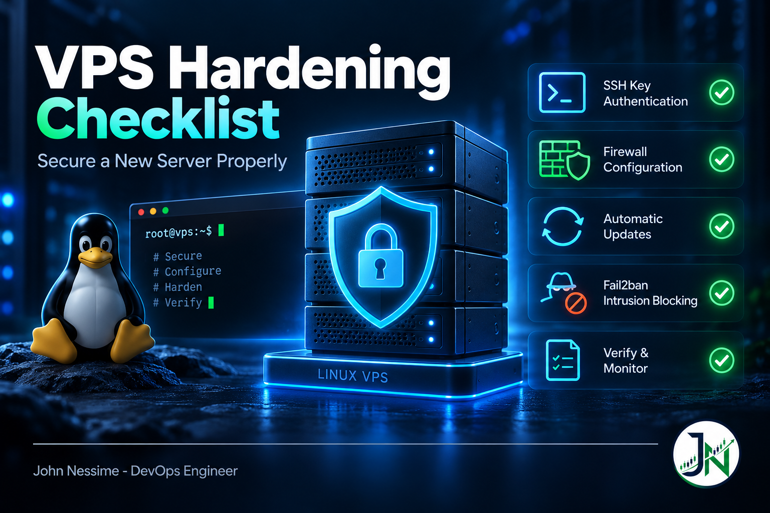 Read more about the article You Probably Didn’t Harden That Server: A VPS Setup and Hardening Checklist That Verifies Itself
