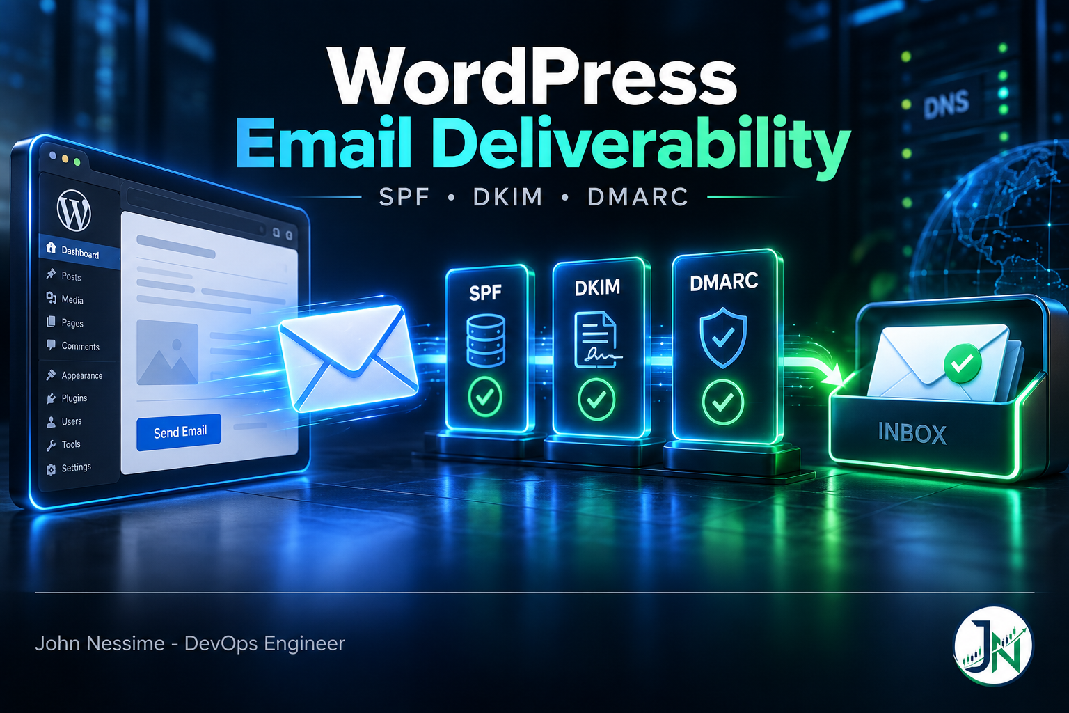 You are currently viewing Why Your WordPress Emails Vanish: SMTP, SPF, DKIM and DMARC