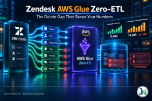Read more about the article Zendesk Data Integration with AWS Glue Zero-ETL: The Delete Gap That Skews Your Numbers