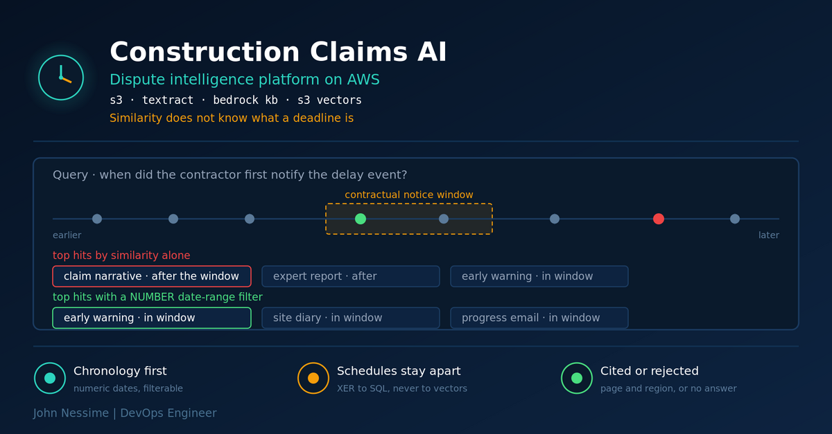 Read more about the article Building an AI Construction Claims Platform on AWS That Holds Up Under Scrutiny
