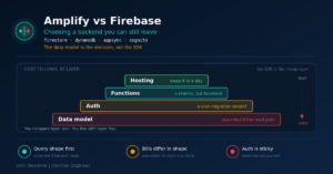 Read more about the article AWS Amplify vs Firebase: Choosing a Backend You Can Still Leave