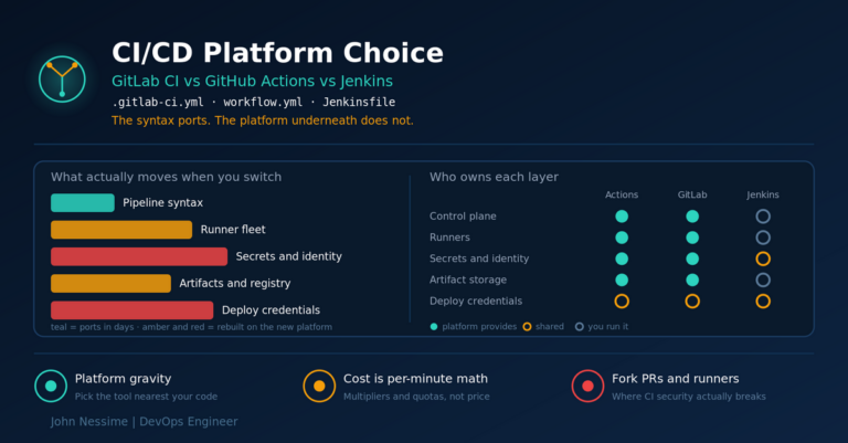 GitLab CI vs GitHub Actions vs Jenkins: Choosing Without Regretting It Later