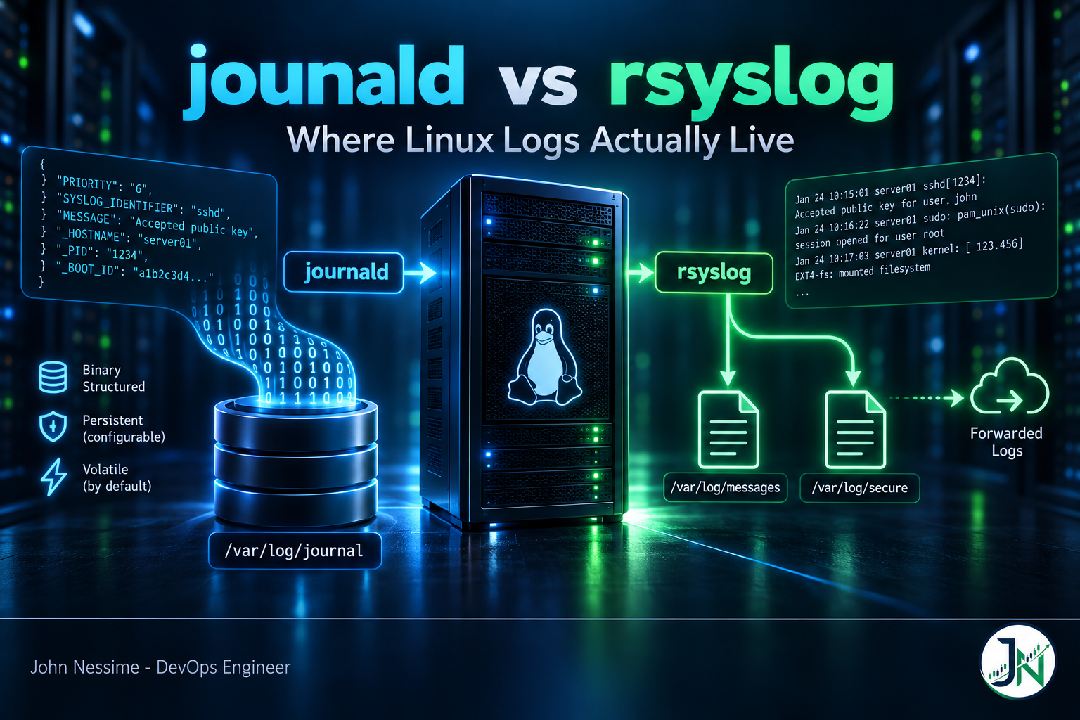 Read more about the article journald vs rsyslog: Where Your Linux Logs Actually Live