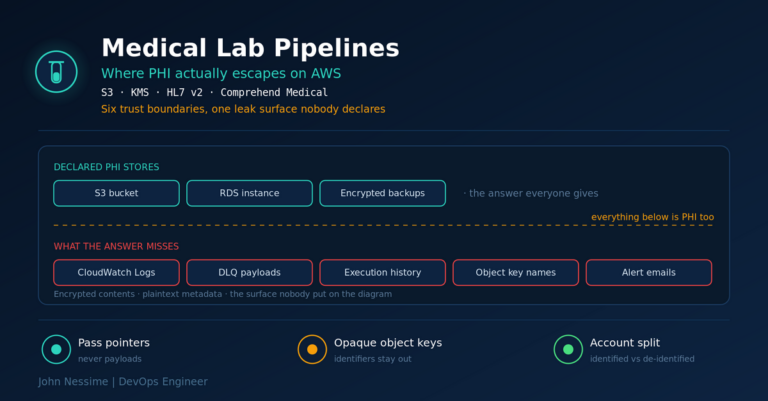 Where PHI Escapes: Building a Secure Medical Lab Data Pipeline on AWS