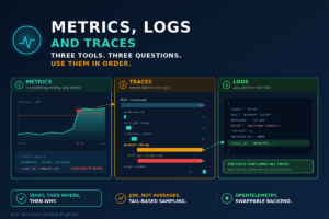 Read more about the article Metrics, Logs and Traces: What Each One Answers