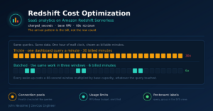 Read more about the article Redshift Cost Optimization for SaaS Analytics: The Levers That Actually Move the Bill