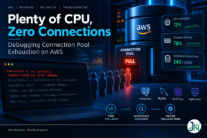 Read more about the article Plenty of CPU, Zero Connections: Debugging Connection Pool Exhaustion on AWS