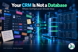 Read more about the article Your CRM Is Not a Database: Where GoHighLevel Should Stop