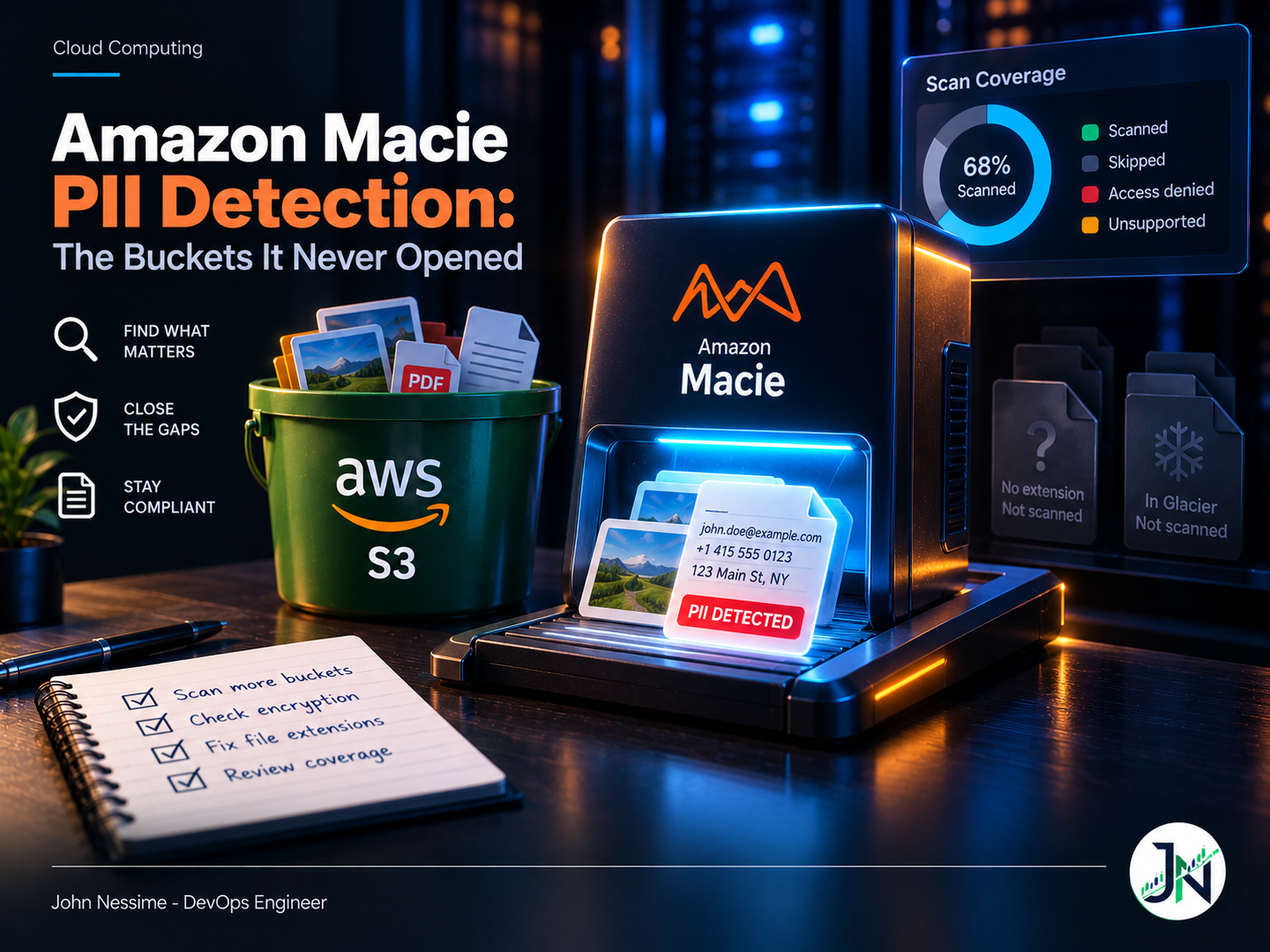 Read more about the article Amazon Macie PII Detection: The Buckets It Never Opened