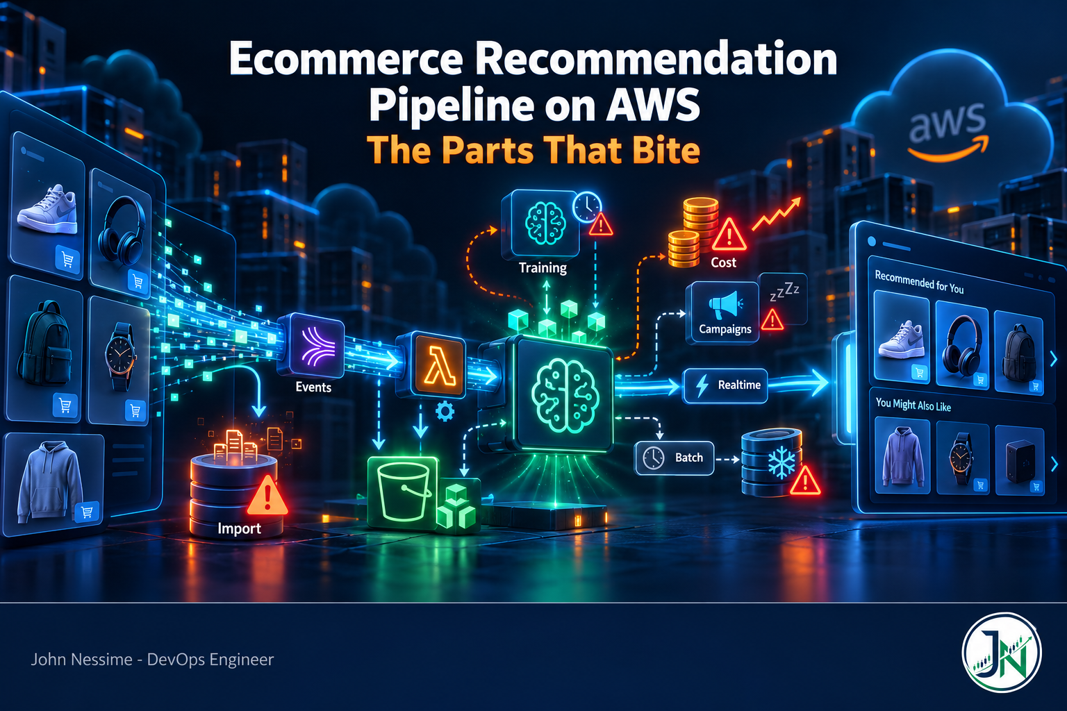 Read more about the article Building an Ecommerce Recommendation Pipeline on AWS: The Parts That Bite