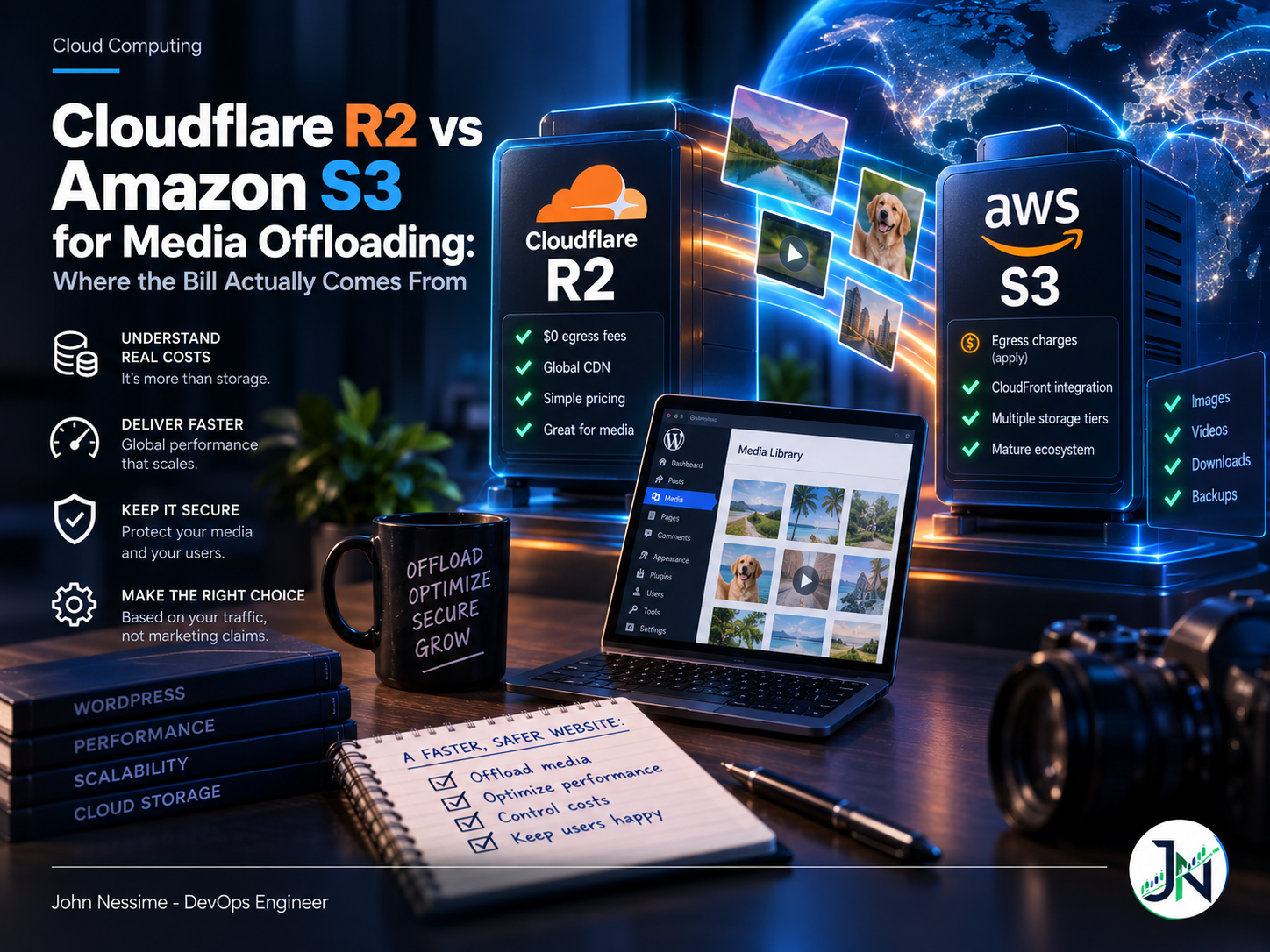 Read more about the article Cloudflare R2 vs Amazon S3 for Media Offloading: Where the Bill Actually Comes From